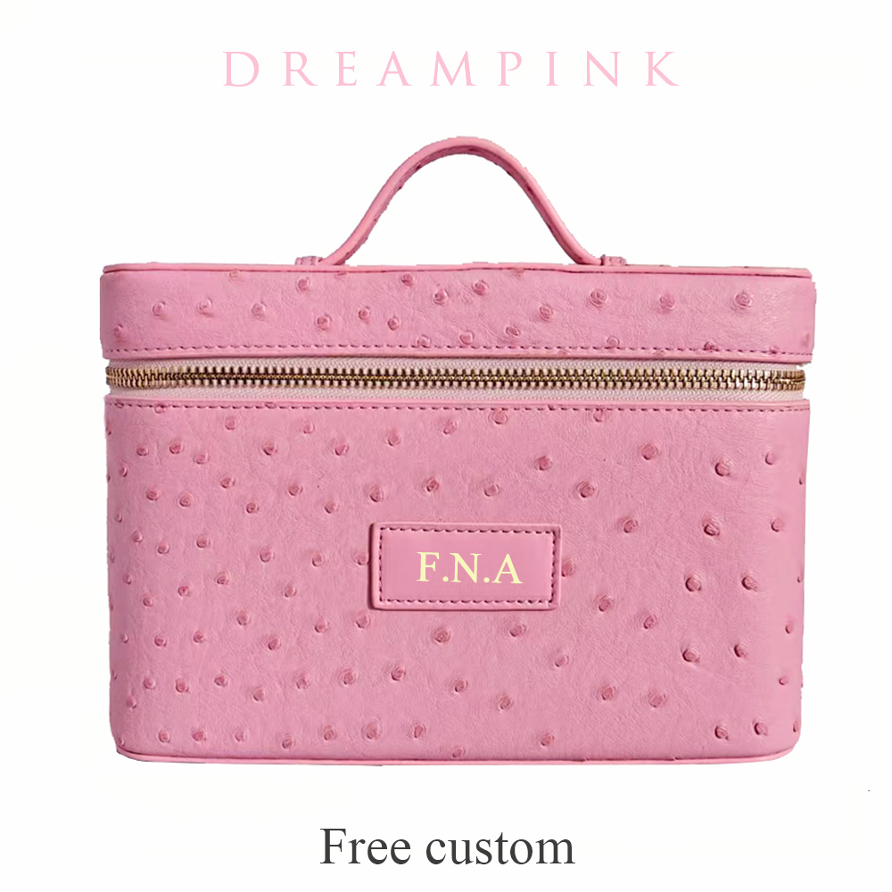 Luxury Bags Names - Luxe Struisvogel Mock Dames Make-up Vanity