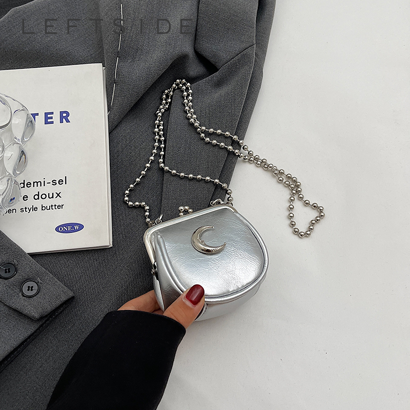 Luxury Y2K Bags - Zilveren Mini Leuke Crossbody Tassen voor