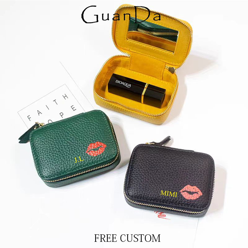 Luxury Bags Names - Luxe koeienhuid vrouw lippenstift doos aangepaste