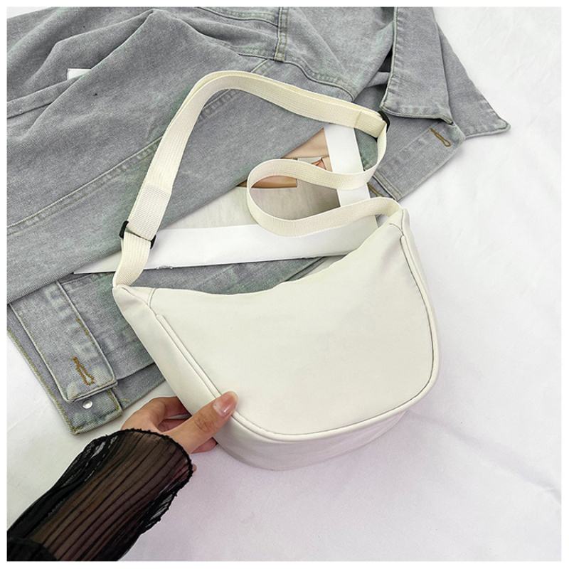 Quiet Luxury Bags Crossbody - Nieuwe crossbodytas voor dames, lichtgewicht halvemaanvormige