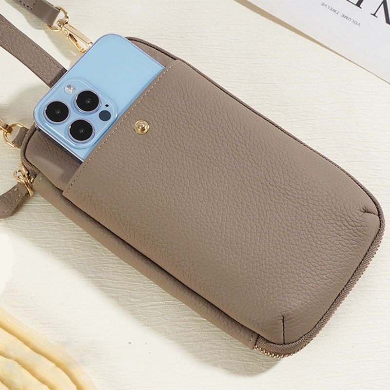 Echt leer Crossbodytas met gro - Luxury Bags Names recensie en prijs