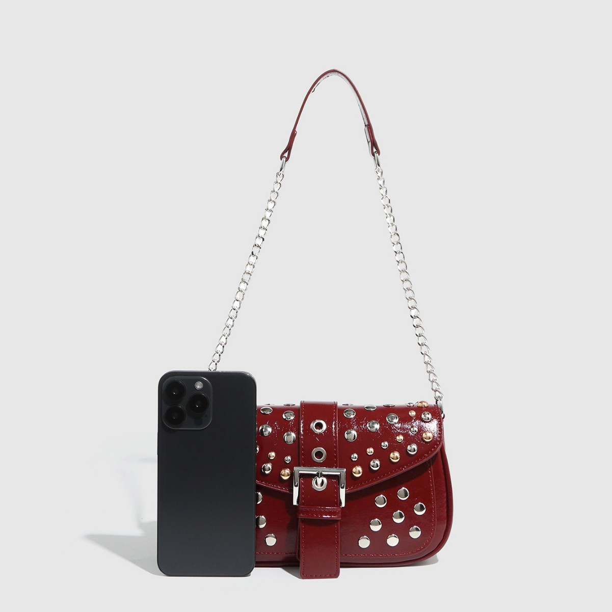 Klinknagels Ontwerp PU Lederen - Luxury Y2K Bags recensie en prijs